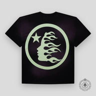 Hellstar Sports Glow in the Dark Core Logo T-Shirt in Purple