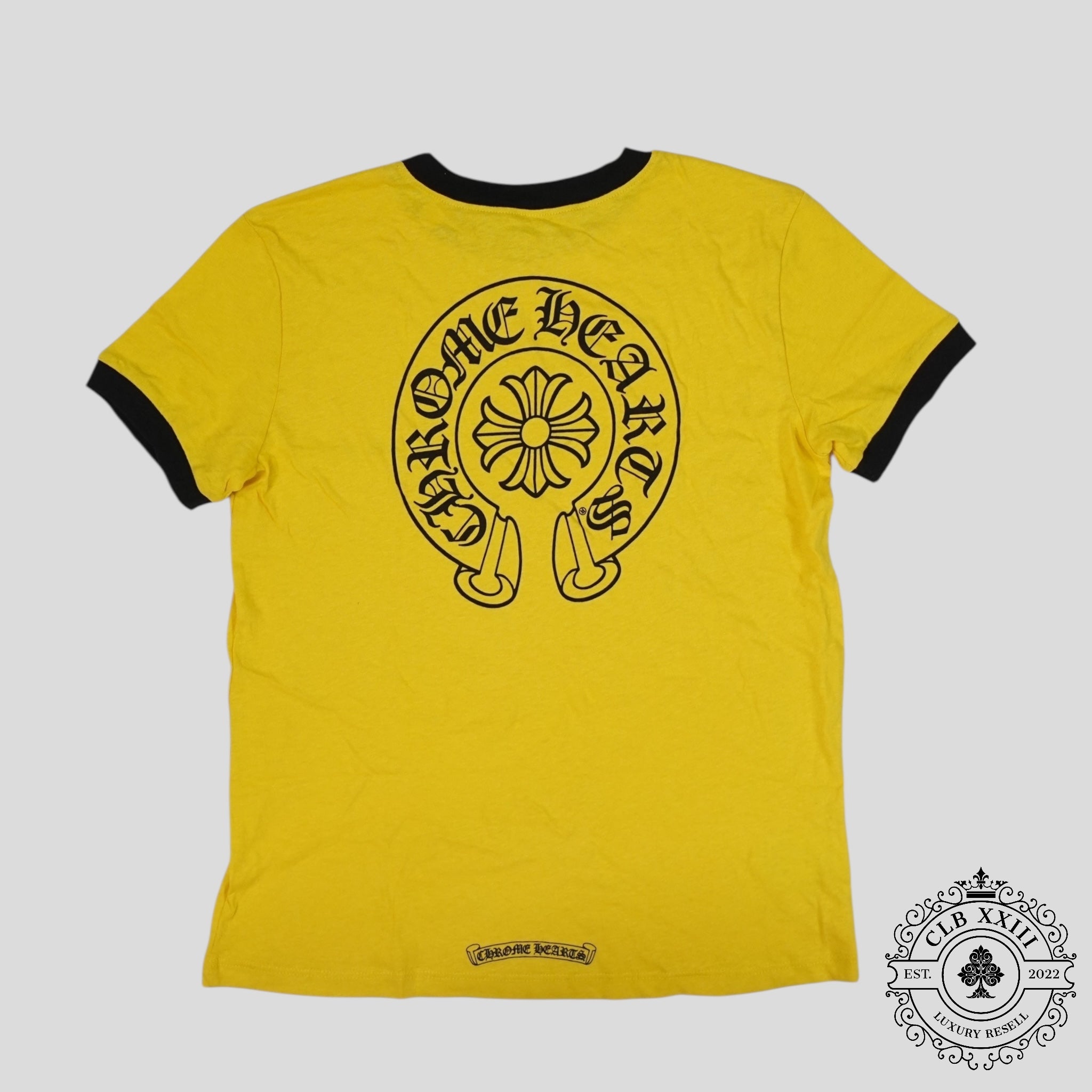 Chrome Hearts Roller Skate Women's Tee in Yellow