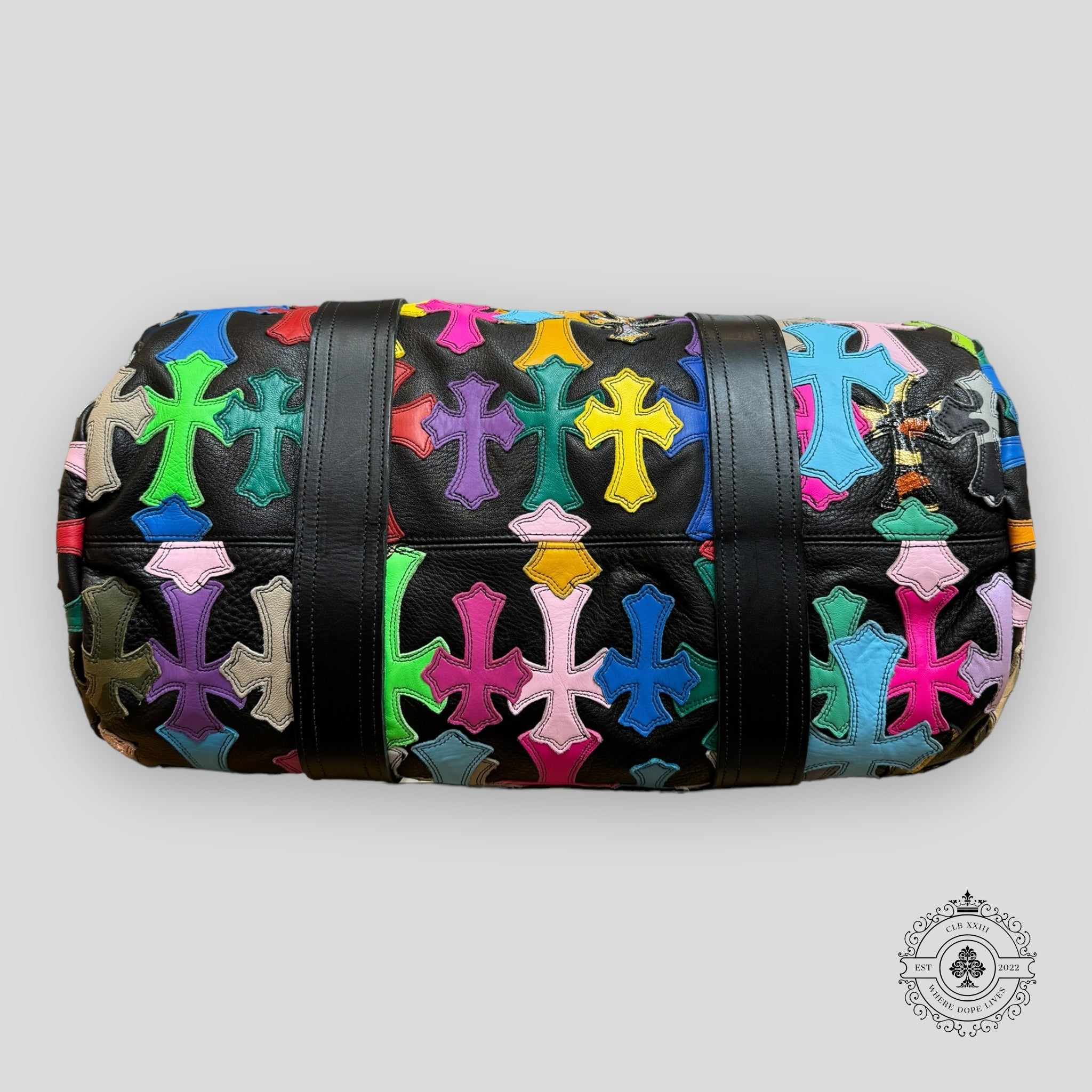 Chrome Hearts Multi-Color Cross Patch Mini Duffle
