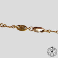 Chrome Hearts 22K Gold Twist 20 Inch Necklace