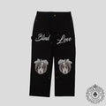 Blind Love Mary Studded Carpenter Jeans in Black