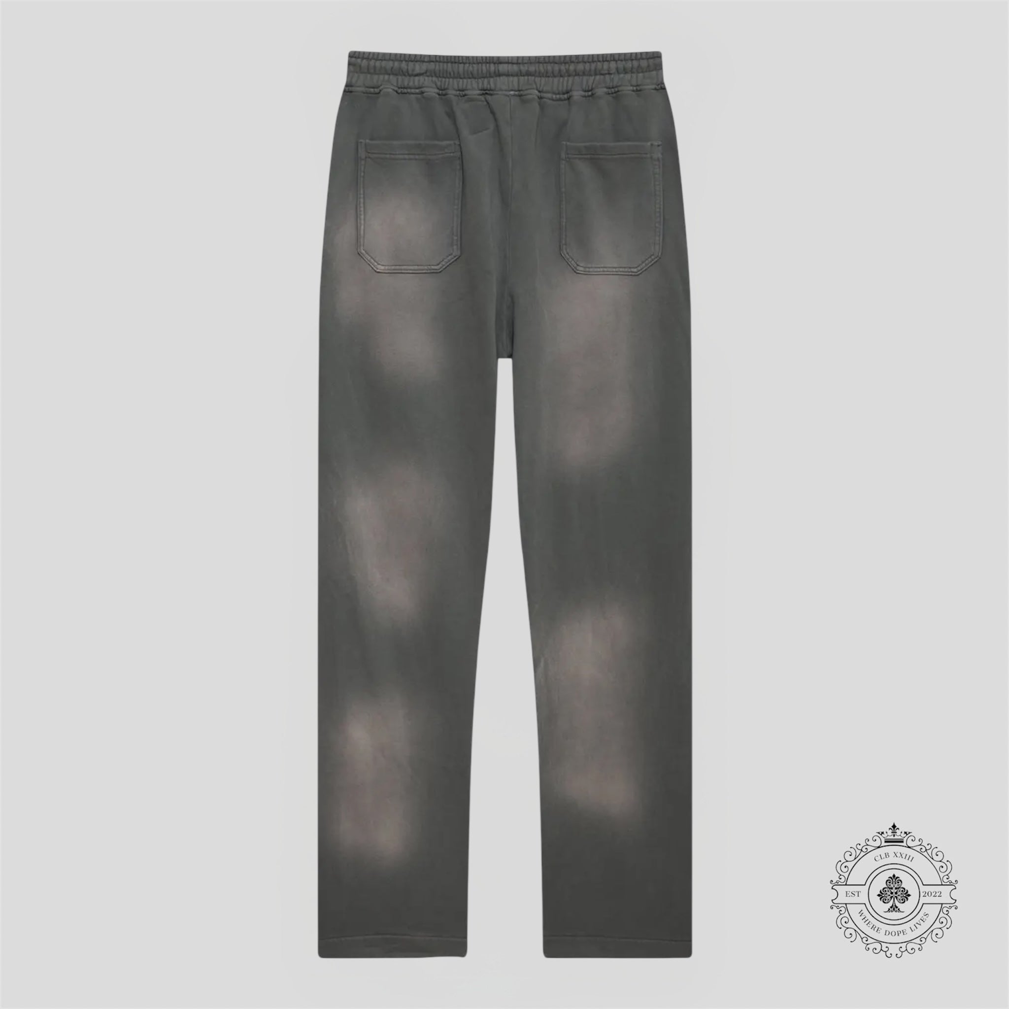 Hellstar Mirror Face Sweatpants in Grey