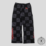 Anti Promo Matty Boy 99 Eyes Flame Sweatpants in Black