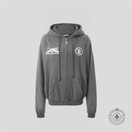 Hellstar Mirror Face Hoodie in Grey