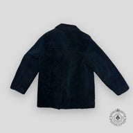 Louis Vuitton Leather and Shearling Business Coat