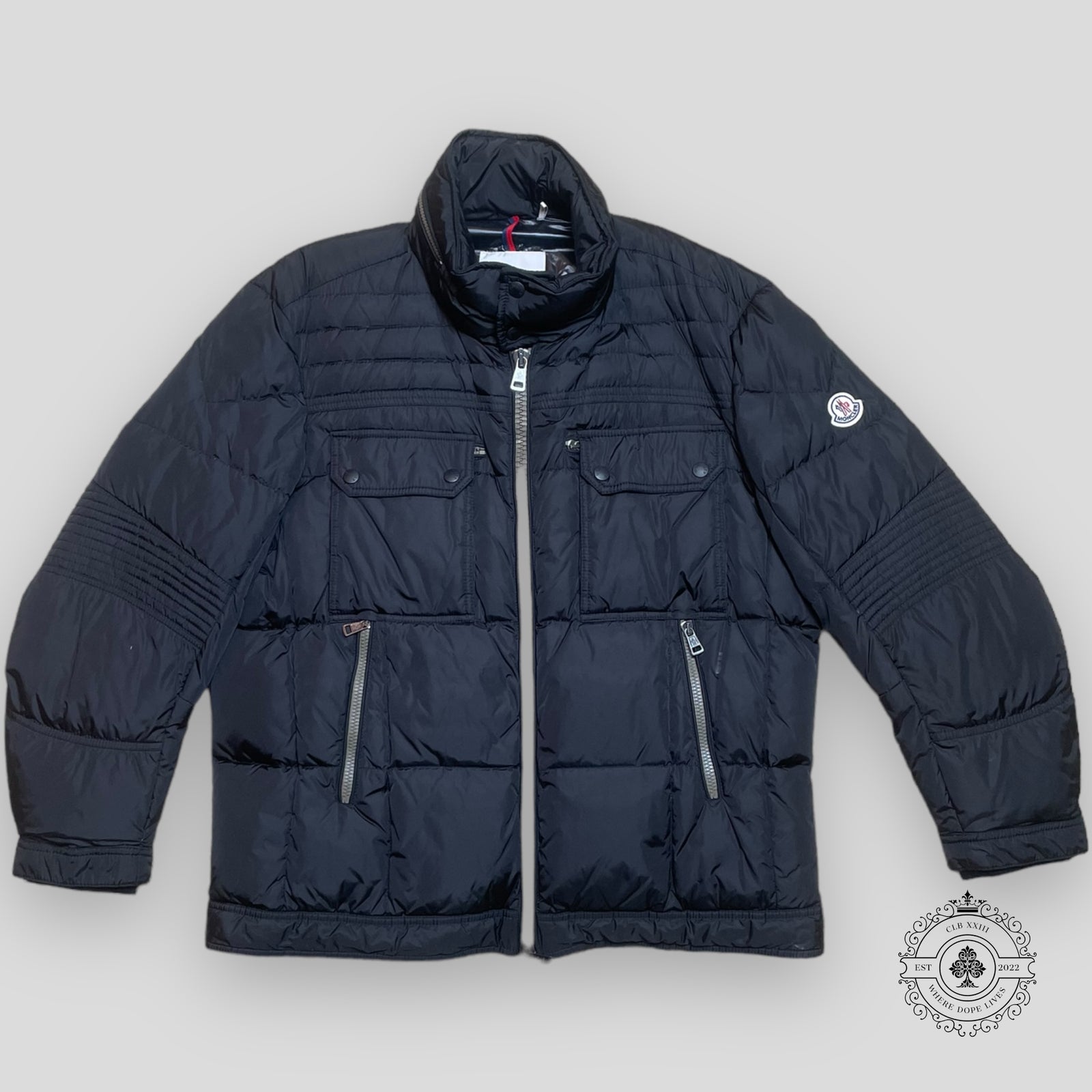 Moncler Qulited Jacket in Black