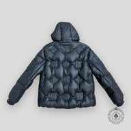 Louis Vuitton Monogram Leather Hooded Down Jacket