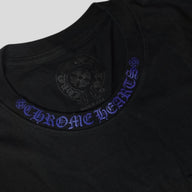 Chrome Hearts Neck Logo Long Sleeve in Black/Blue