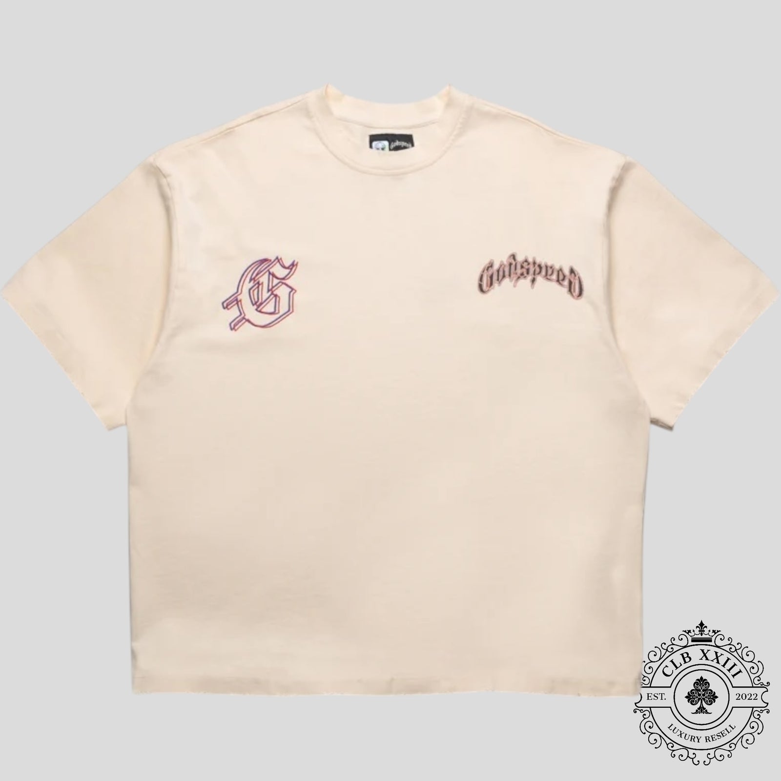 Godspeed Run Club Tee in Bone