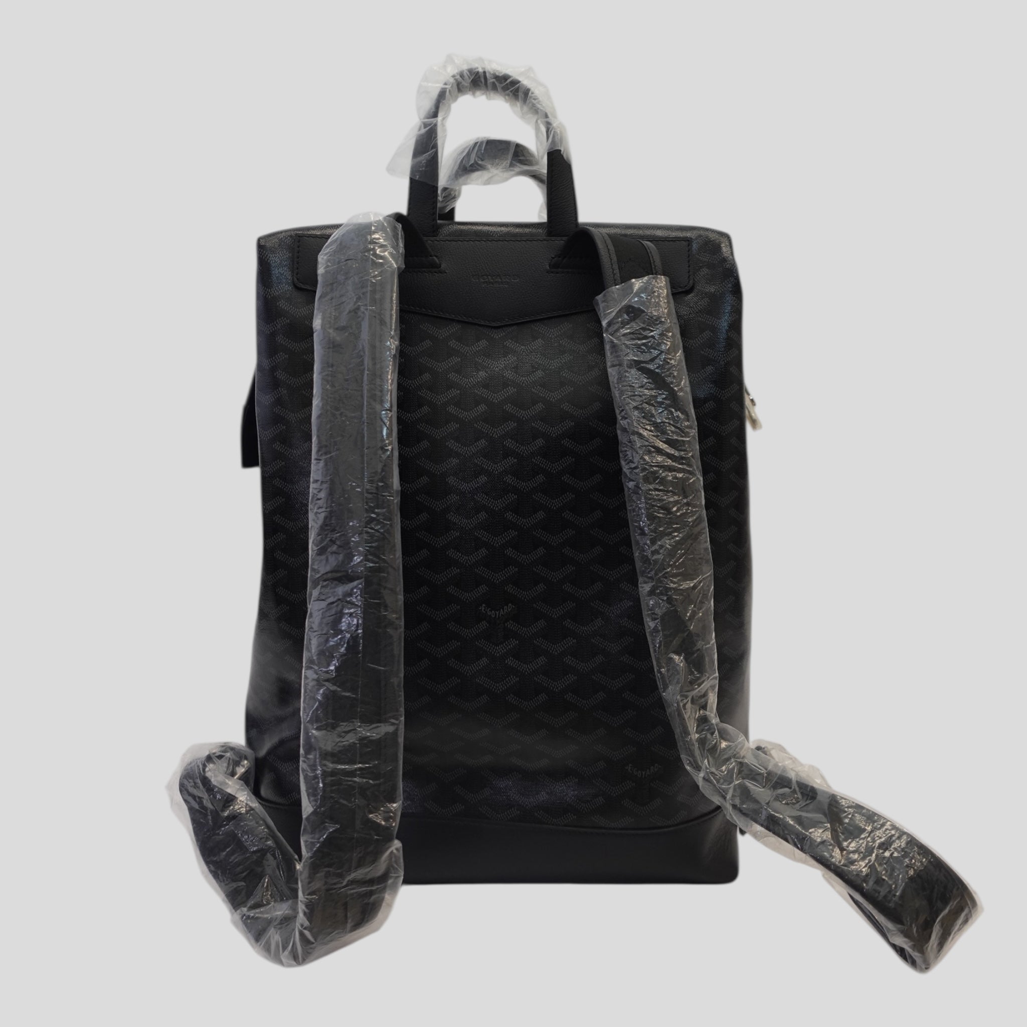 Goyard Jet Black Cisalpin Backpack