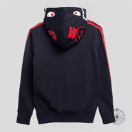 BAPE x adidas Shark Fleece Full Zip Hoodie Black
