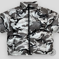 Vetements Logo Camo Puffer Jacket