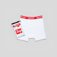 Supreme Hanes Boxer Briefs in White - 1 Pair