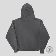 Sp5der Punk V2 Hoodie in Slate Grey - Preowned