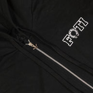 Chrome Hearts Foti Zip Up Hoodie in Black/White