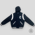 Celine Hooded Teddy Coat in Black