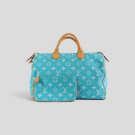 Louis Vuitton Speedy P9 Bandoulière Calfskin Bag, front view