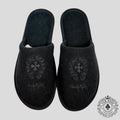 Chrome Hearts NYC Hotel Slippers in Black
