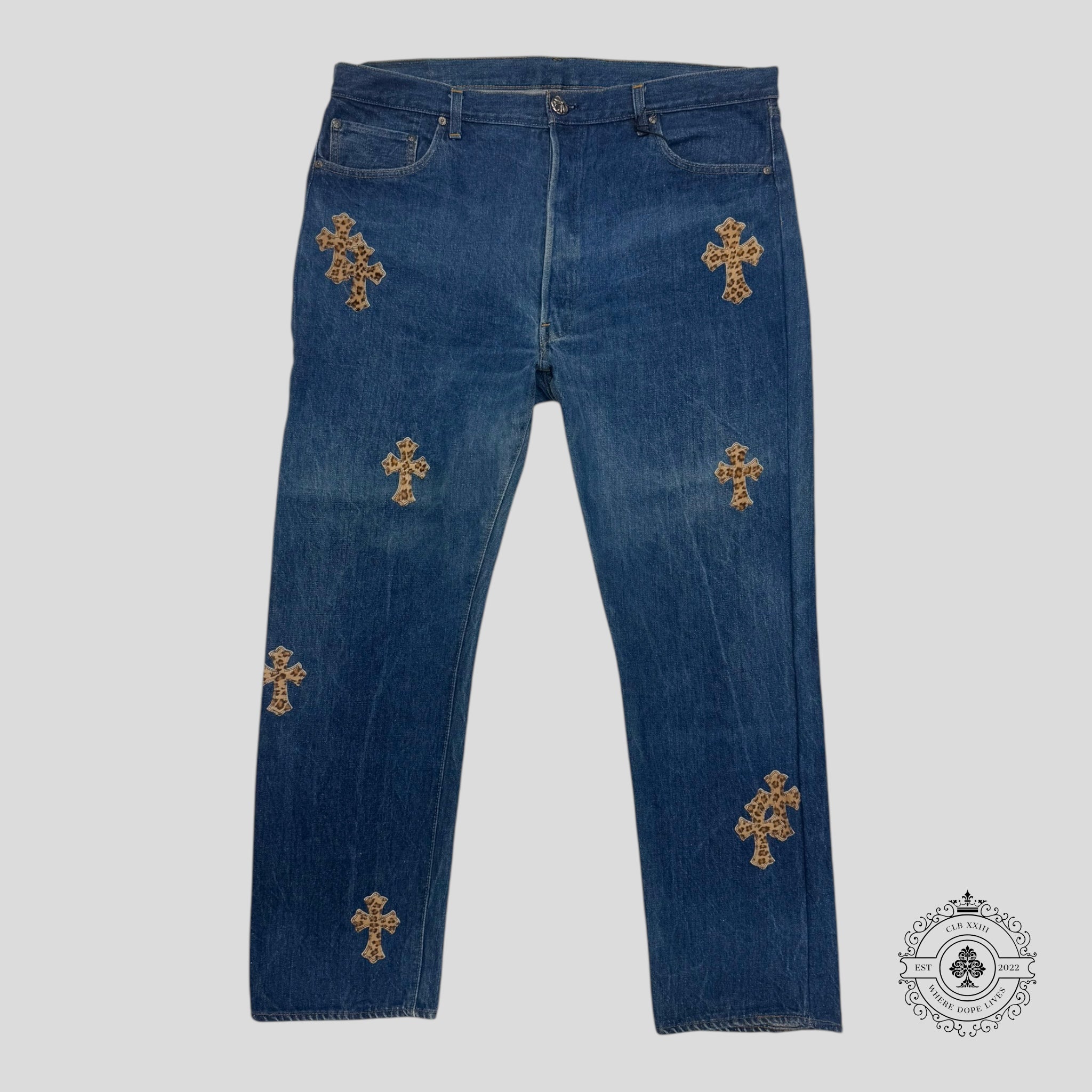 Chrome Hearts Levis Cross Patch Jeans