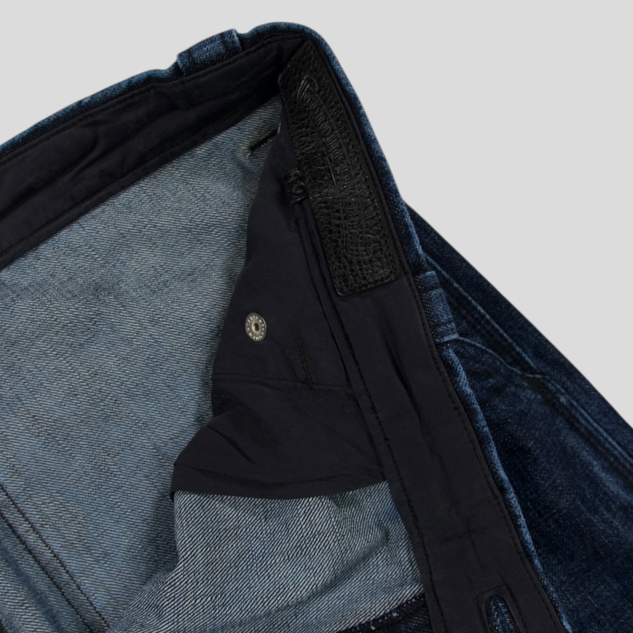 Chrome Hearts Double Turbo Diesel Carpenter Pants in Dark Wash