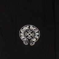 Chrome Hearts Miami Exclusive Horseshoe Logo Long Sleeve in Black