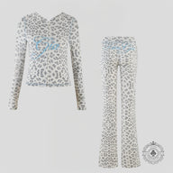 I.AM.GIA Blare Hoodie & Trackpant Set in Snow Leopard