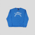 CLB XXIII Louis Vuitton Amen Breaks blue cotton crewneck sweatshirt with white graphic lettering