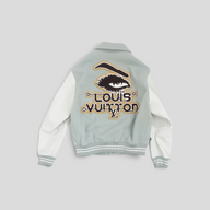 Louis Vuitton Studios Varsity Jacket in Blue