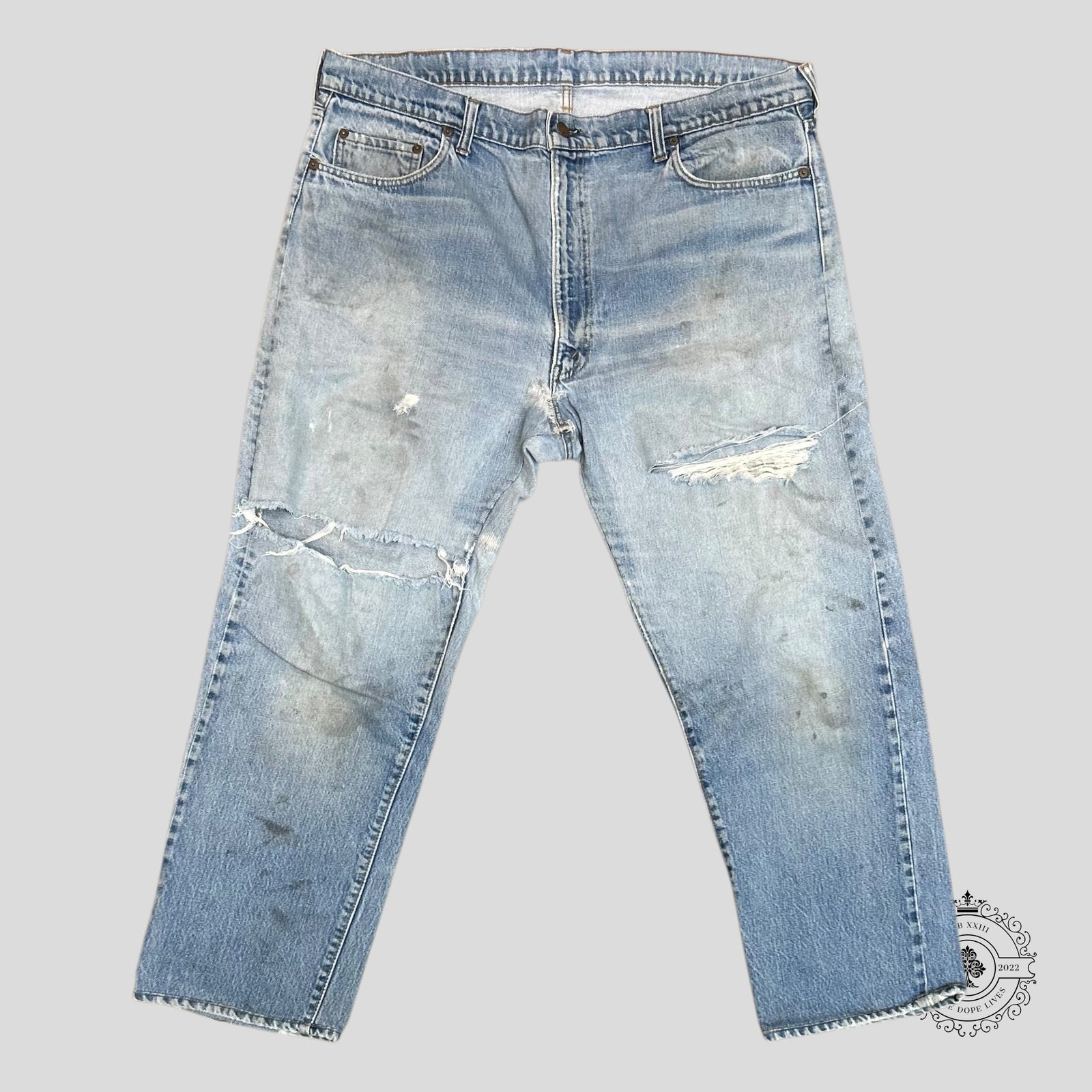 Levi Ripped Vintage Jeans in Light Wash