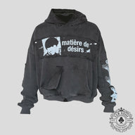 Matière De Désirs Encore Hoodie in Washed Black