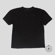 Louis Vuitton Damier French Terry Tee in Black
