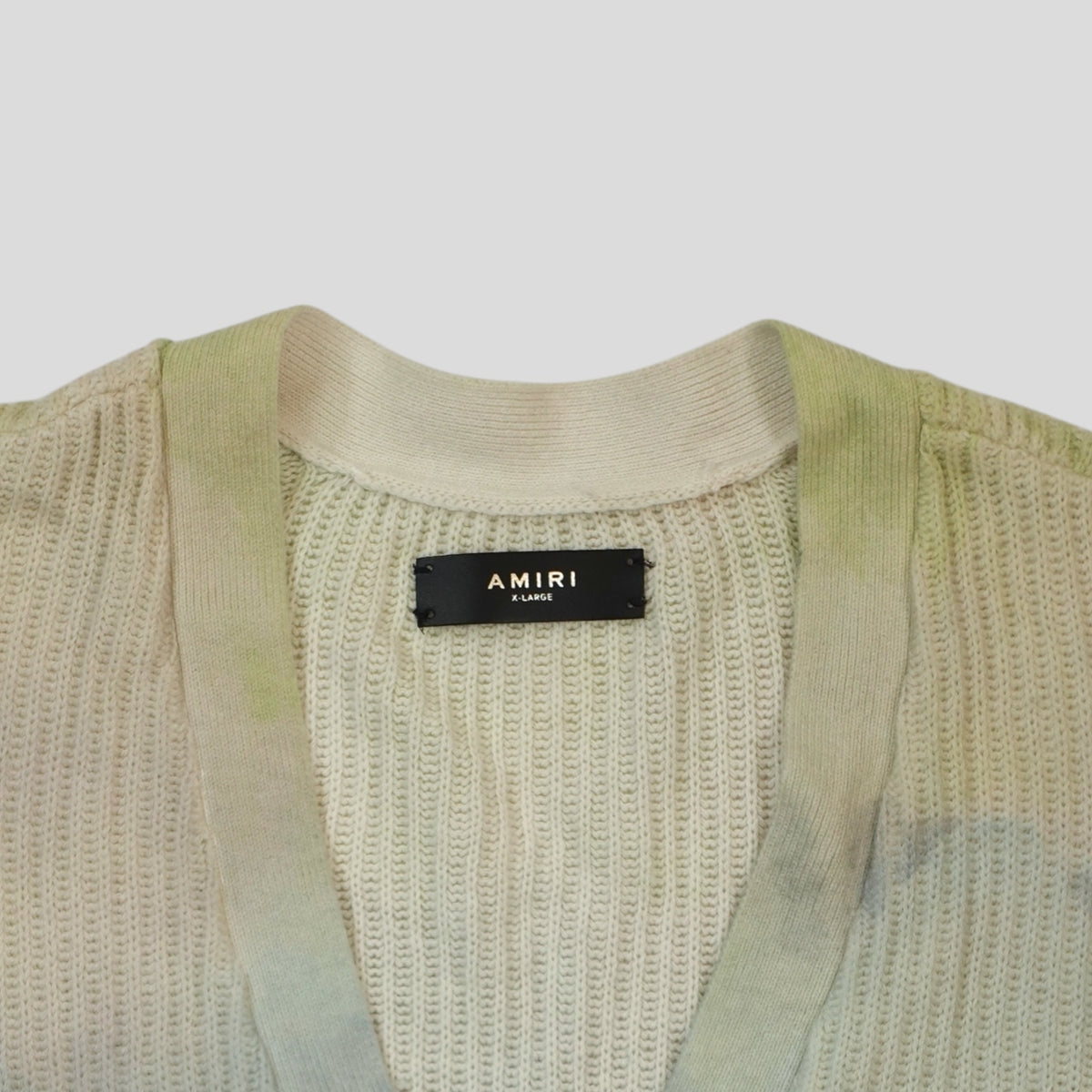 Amiri Watercolor Cardigan in Multicolor