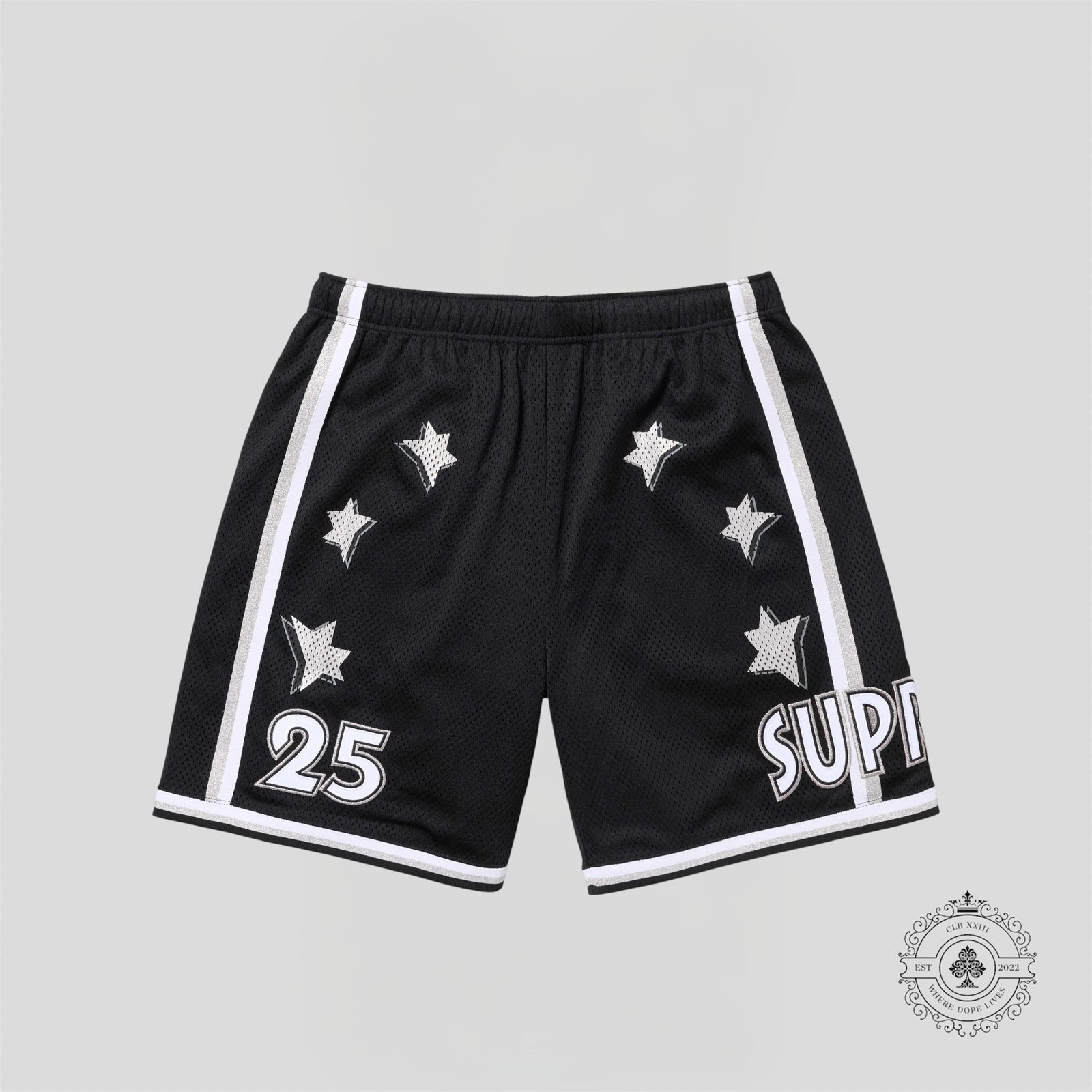 Supreme All Star Basketball Shorts in Black