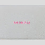 Balenciaga Chain Strap Leather Clutch
