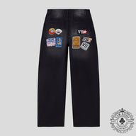 Vale 1980s Painters Jeans In Black