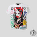 Lost Intricacy Front Page Mag T Shirt in White
