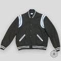 Saint Laurent Varsity Teddy Jacket in Green