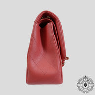 Chanel Caviar Leather Jumbo Quilted Flap Bag in Pink