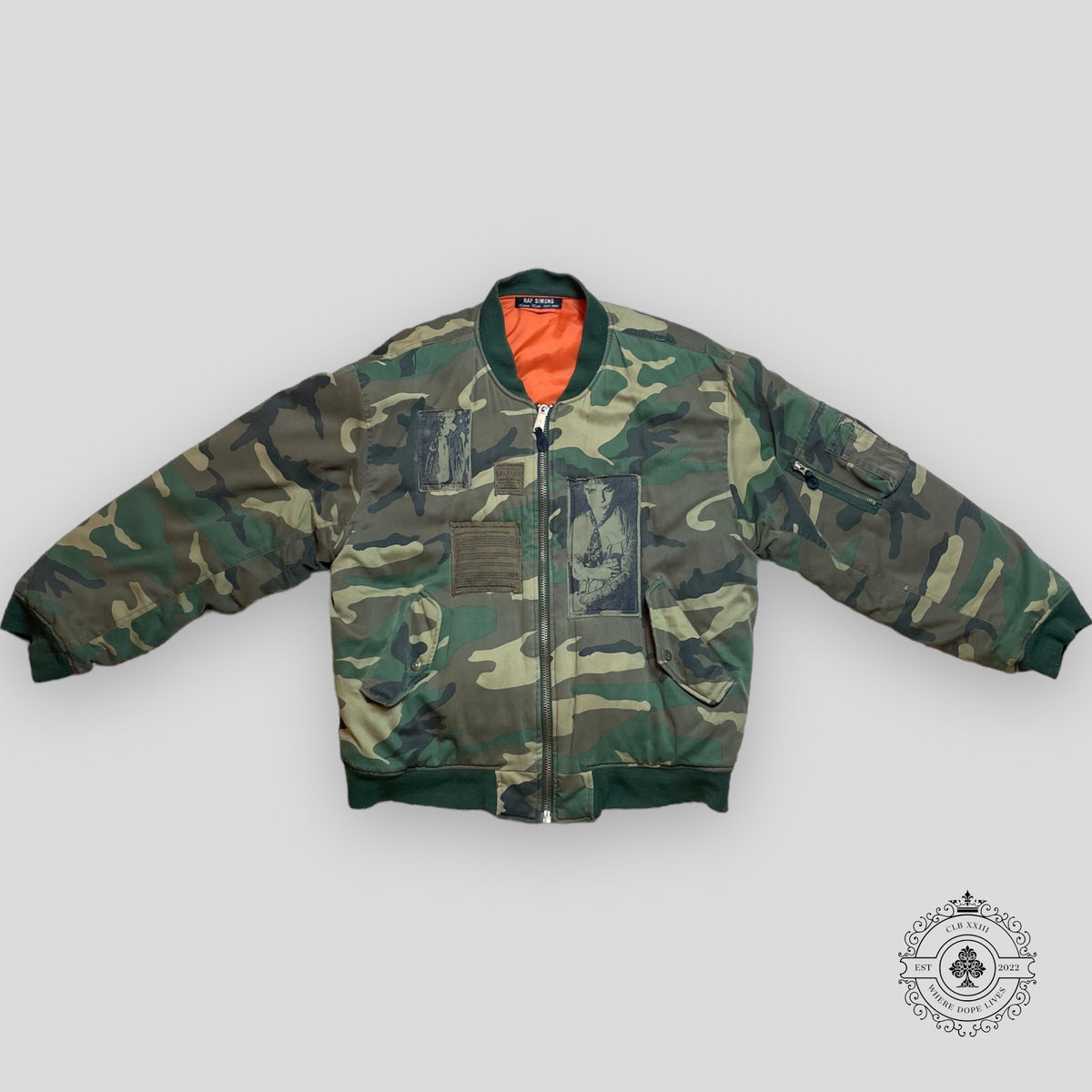 Raf Simons Riot Riot Riot Jacket in Camo