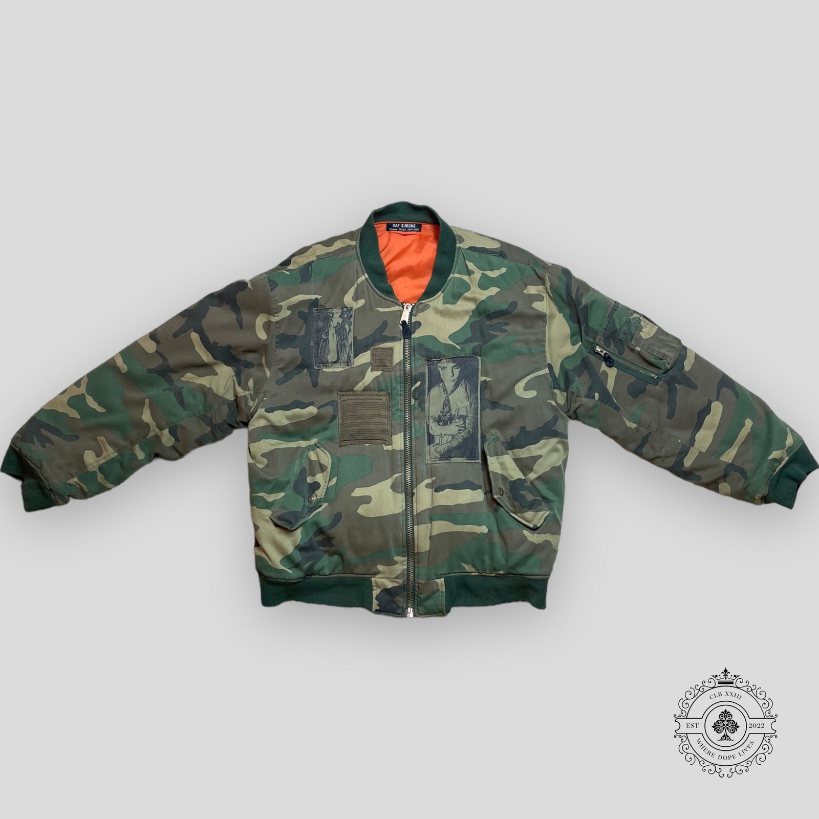 Raf Simons Riot Riot Riot Jacket in Camo