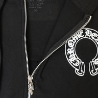 Chrome Hearts Thermal Lined Horseshoe Zip Up Hoodie