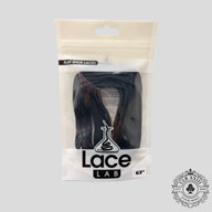 Black Air Jordan Replacement Shoelaces by Lacelab