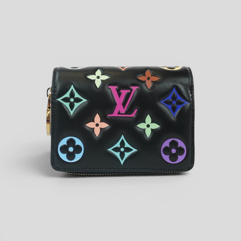 Louis Vuitton Takashi Murakami Lou Wallet in Black