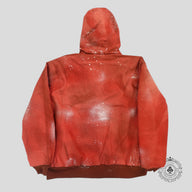 Blind Love Patchwork Carhartt Work Jacket in Red