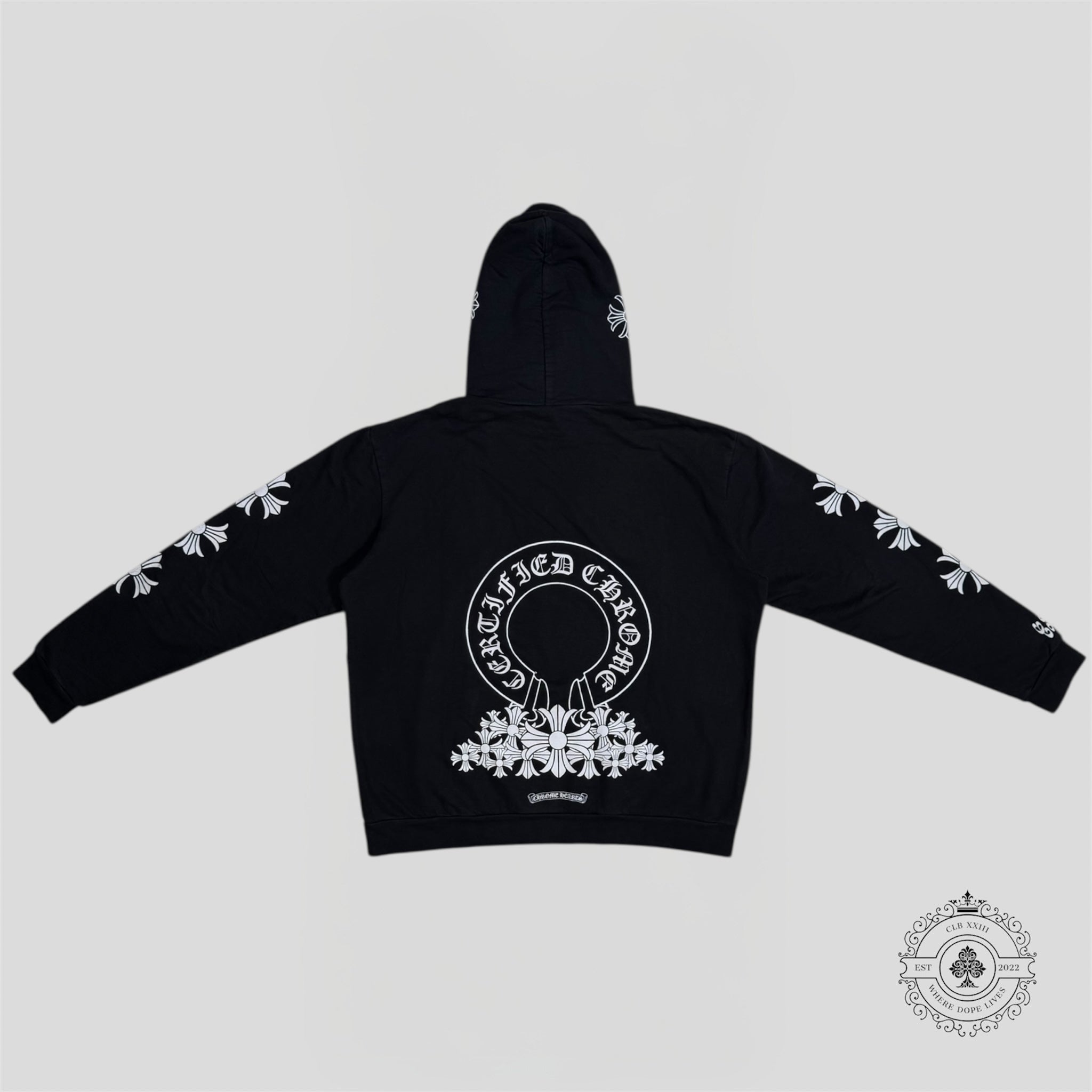 Chrome Hearts Drake Certified Lover Boy Hoodie in Black