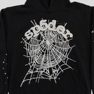 Sp5der Web Hoodie in Black