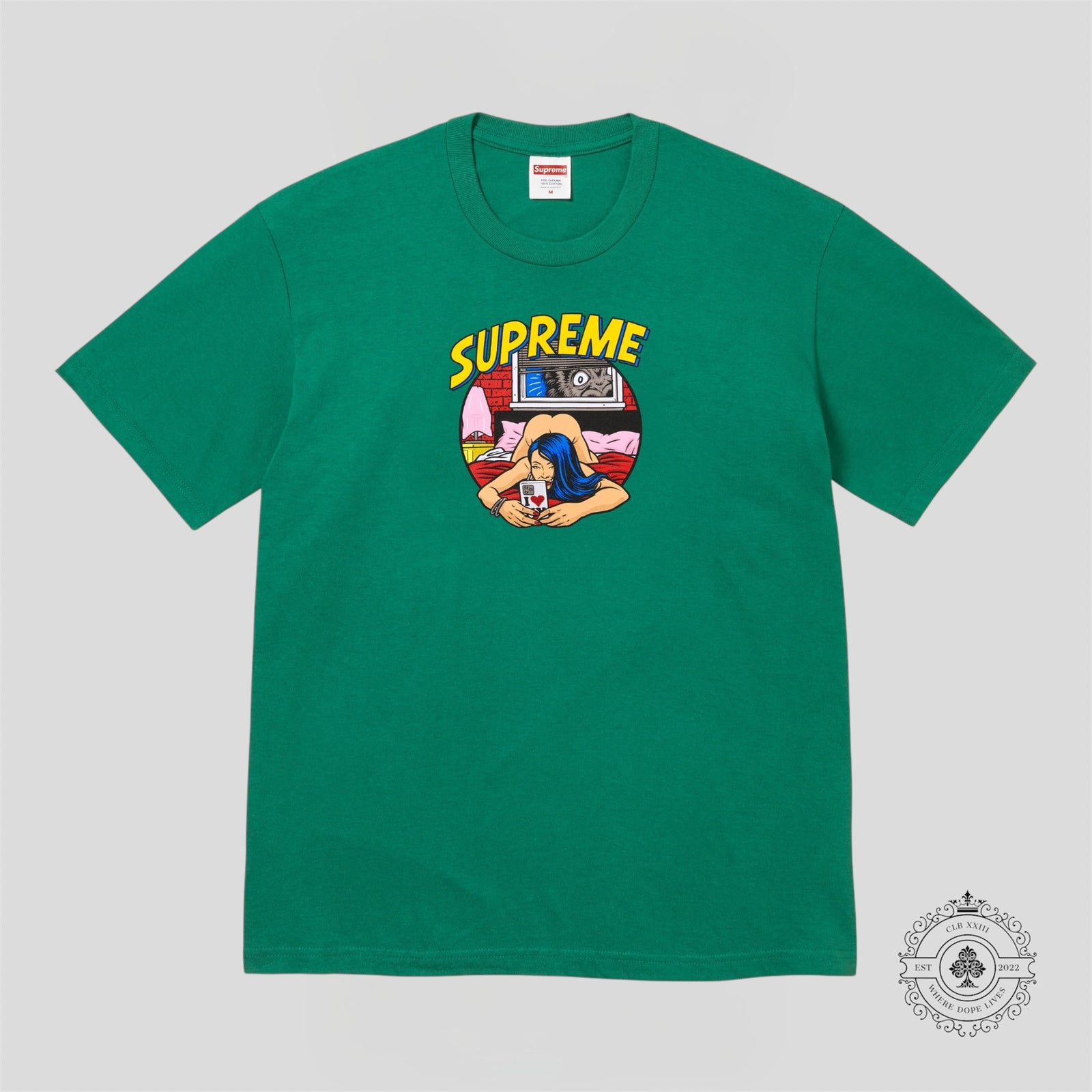 Supreme Bedroom T-Shirt in Pine Green