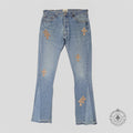 Chrome Hearts x Gallery Dept. Leopard Cross Patch Jeans