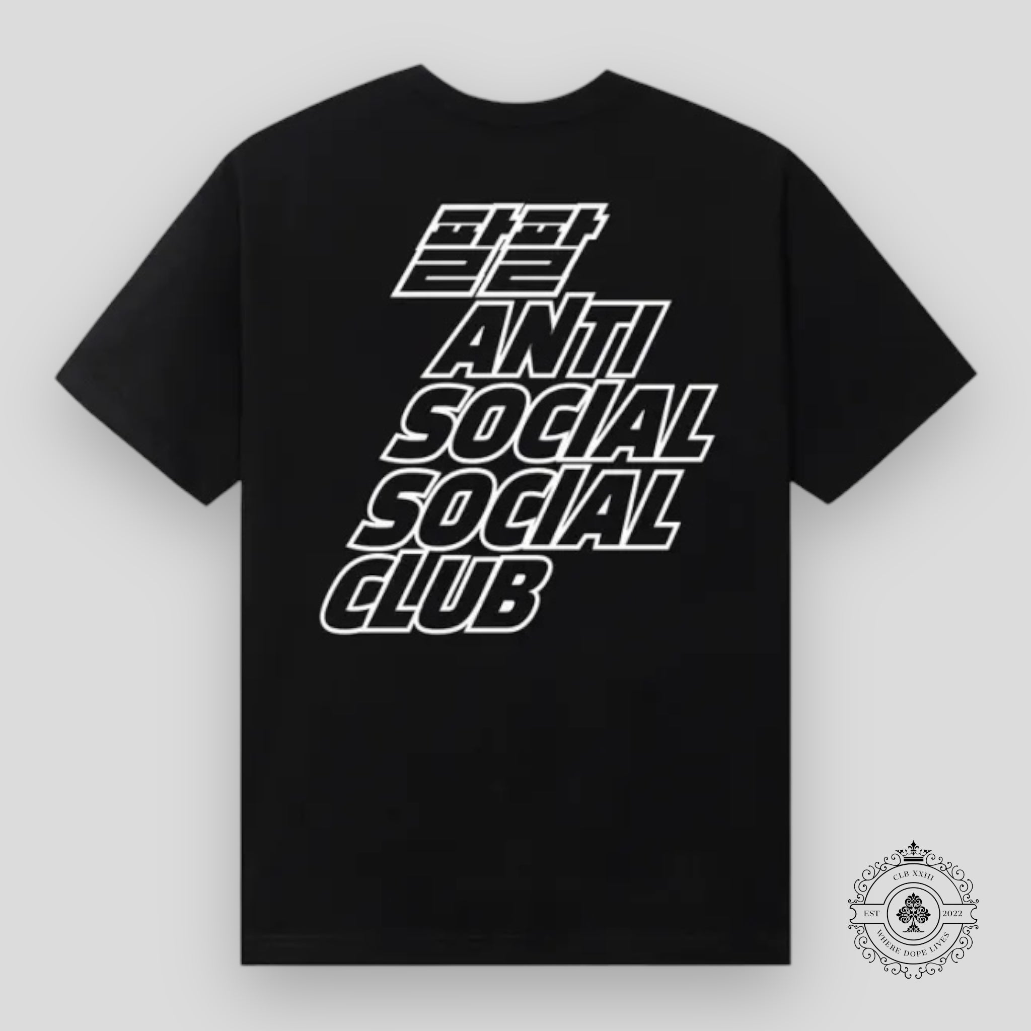 Anti Social Social Club Midnight Club Tee in Black