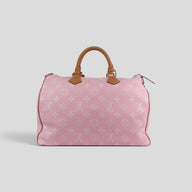 Louis Vuitton Speedy P9 Bandoulière Calfskin Bag, side view